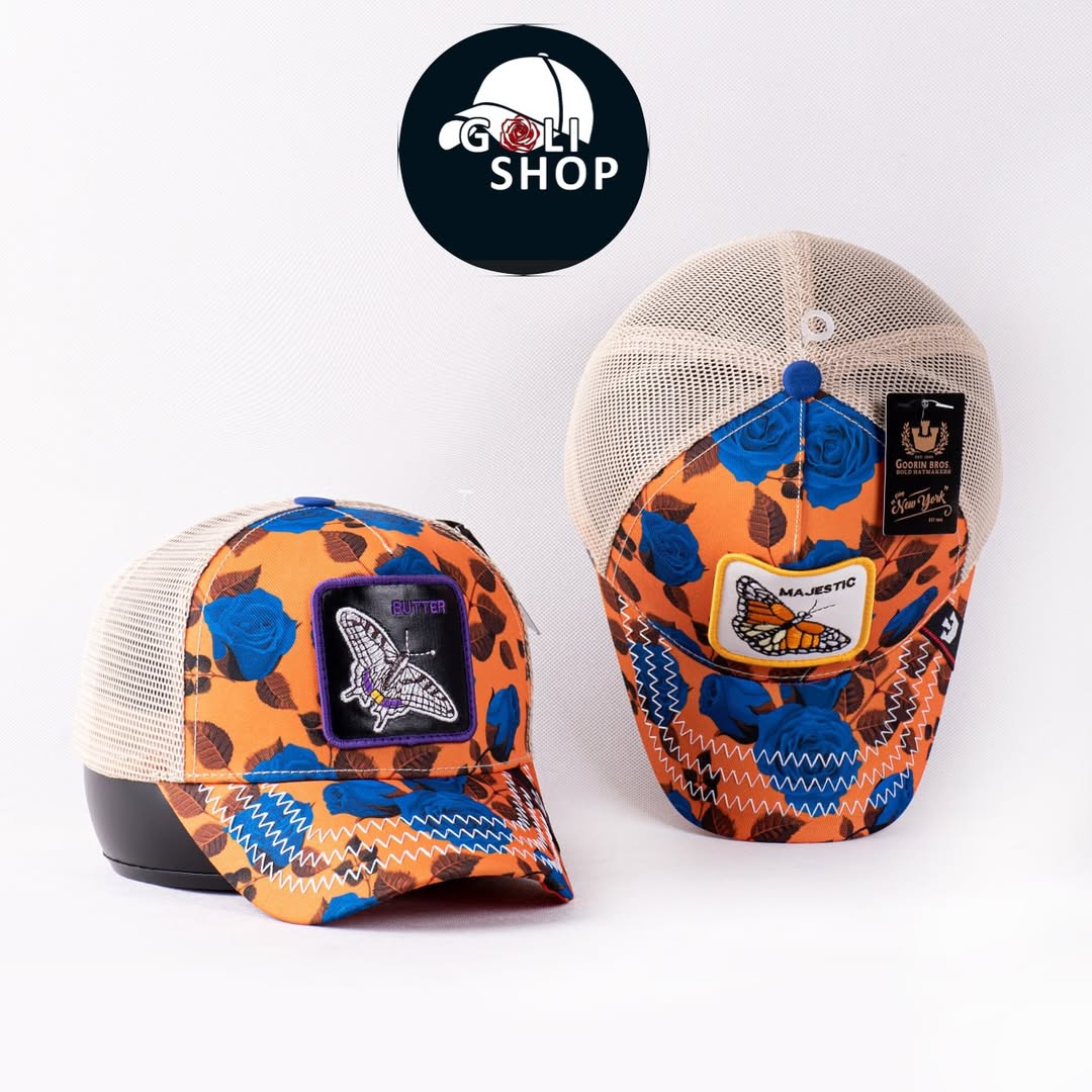 کلاه گورین طرح پروانه